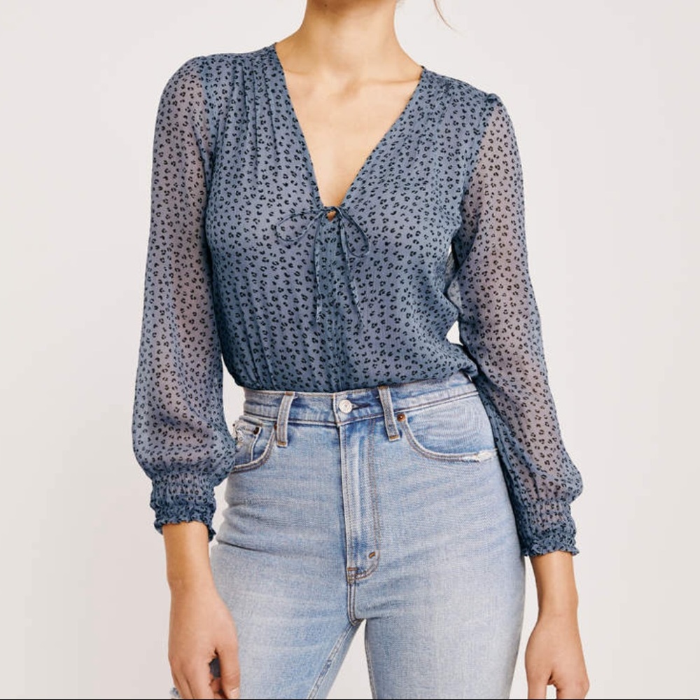 Abercrombie Blousy Bodysuit | Size M